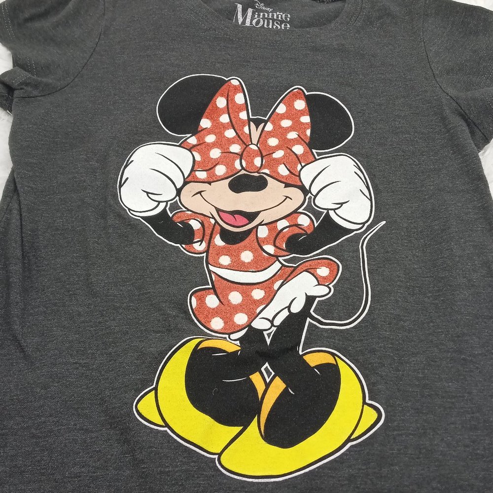 Girls Minnie Mouse Shirt Pre-owned Size 10-12